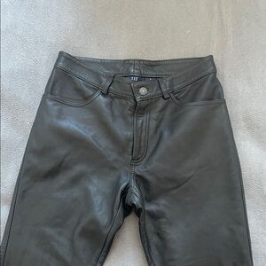 Vintage Gap Genuine leather pants